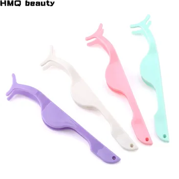 

1Pc False Eyelash Tweezers Fake Eye Lash Applicator Eyelash Extension Curler Nipper Auxiliary Clamp Makeup Forceps Tools