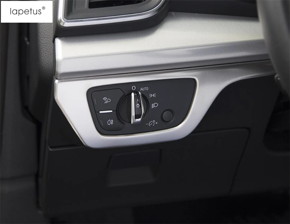 Lapetus аксессуары для Audi Q5 центральный контрольный инструмент декоративная рамка формовочная крышка комплект отделка/нержавеющая сталь