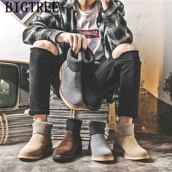 

Ankle Boots Men Snow Boots Men Winter Shoes Desert Boots Shoes Men Zapatos De Hombre De Vestir Formal Bota Masculina Erkek Bot
