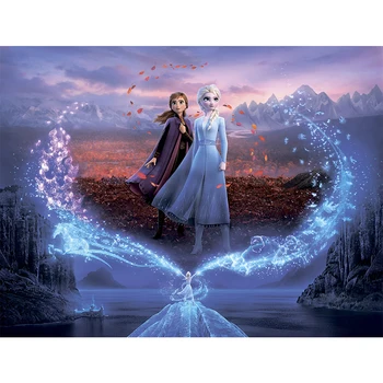 

Frozen Theme Princess Elsa Annaa Birthday Backdrop Baby Shower Photographic Studio Backgrounds Professional Photo Booth Prop