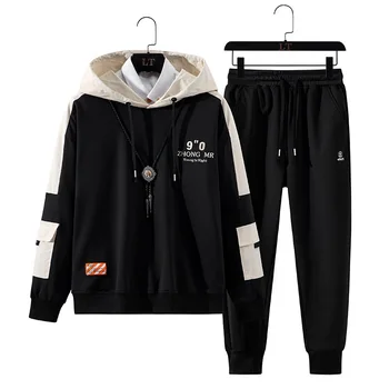 

Junior High School Students Couple's Sweater Spring and Autumn Fashion Korean Cotton Student Sportswear Casual Suit