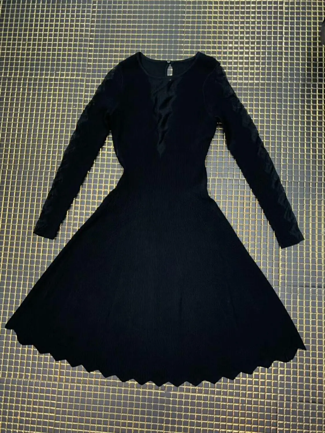 Новое женское элегантное черное платье с длинным рукавом Vestido, вечернее облегающее платье знаменитостей