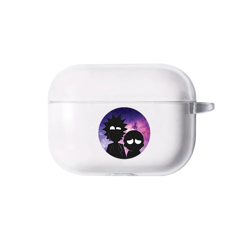 I250056 Чехол Airpods Pro с мультяшным принтом Рик и Морти, беспроводные Bluetooth наушники, милый чехол для Apple AirPods pro, силиконовый чехол для зарядки, чехол - Цвет: I250056
