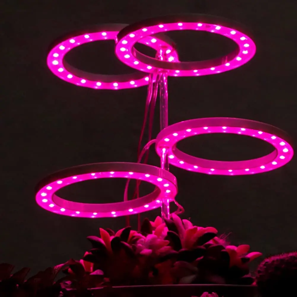 LED Indoor Grow Light Set Led Ring Plant Full Spectrum Growing Lamp with 24H Cycle Auto Timing Switch Adjustable | Лампы и освещение