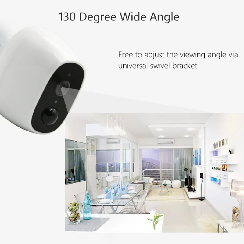 INQMEGA 1080P WiFi камера батарея HD открытый беспроводной безопасности ...