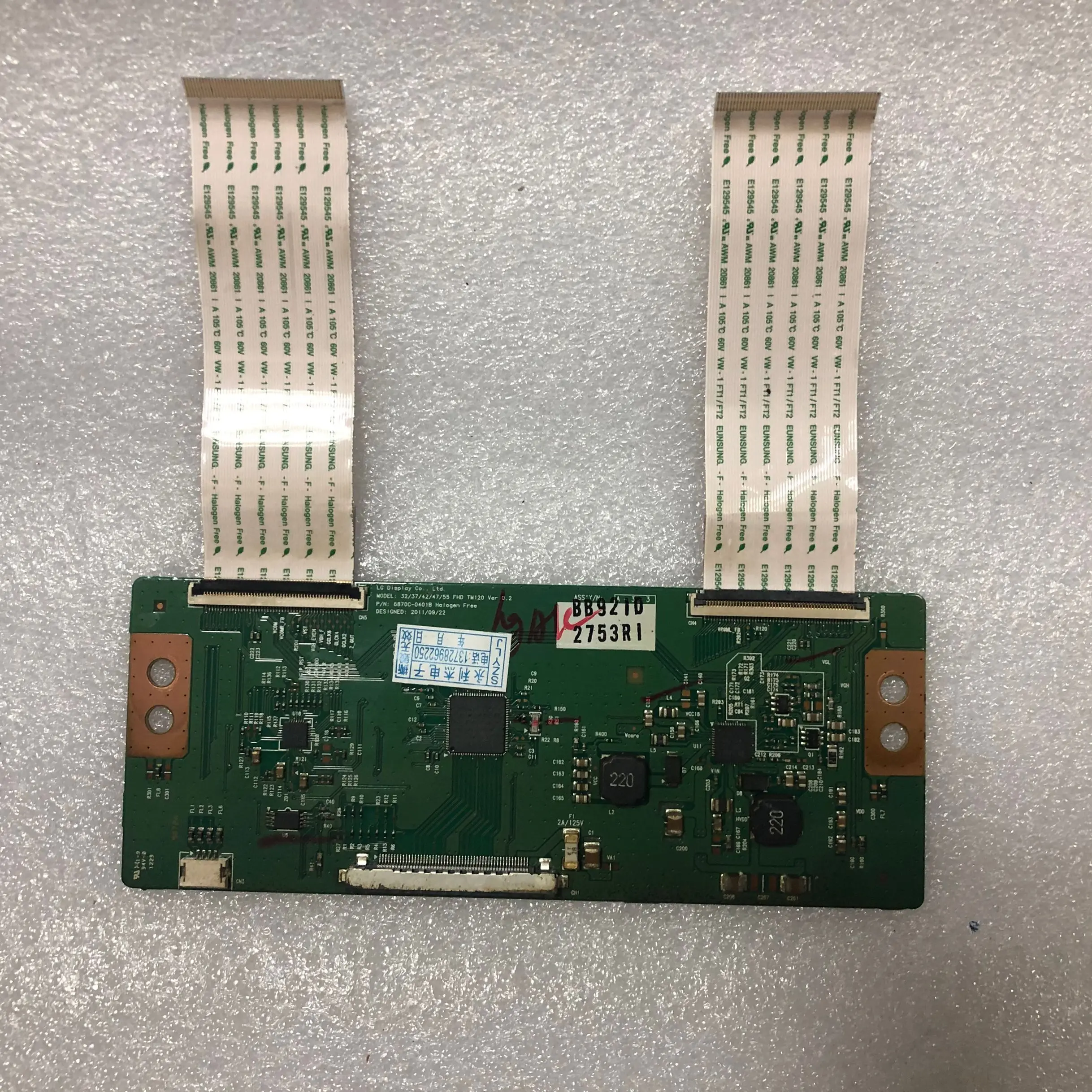 Логическая плата LCD 6870C-0401B 6870C-0401C 37/42/47/55 FHD TM120 Ver 0 2 для 32LS5600 32 светодиодный TV T-CON |