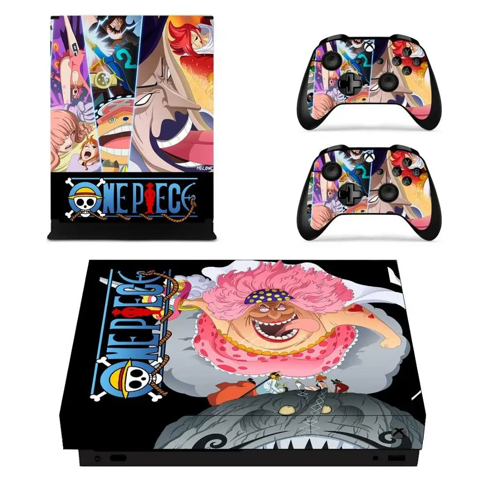 One piece наклейка s для Xbox One X наклейка на кожу наклейки Pegatinas Adesivo для Xbox one X консоли пульта дистанционного управления скины