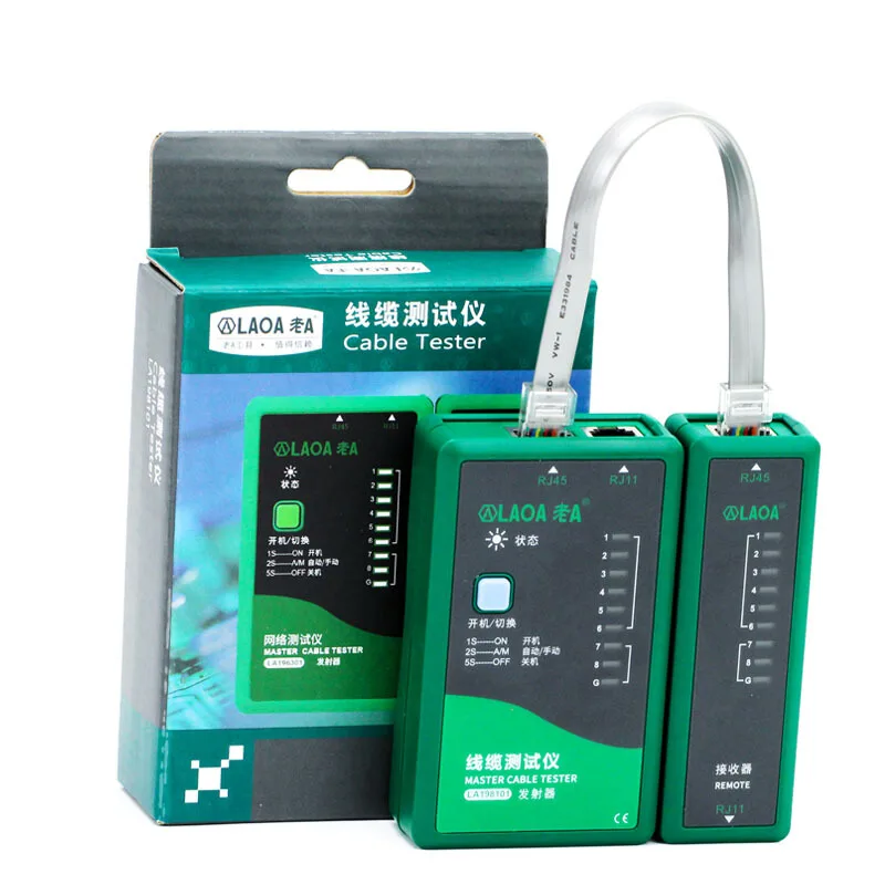 LAOA RJ11/RJ45 Network Tester Cable Testing Telephone line detection