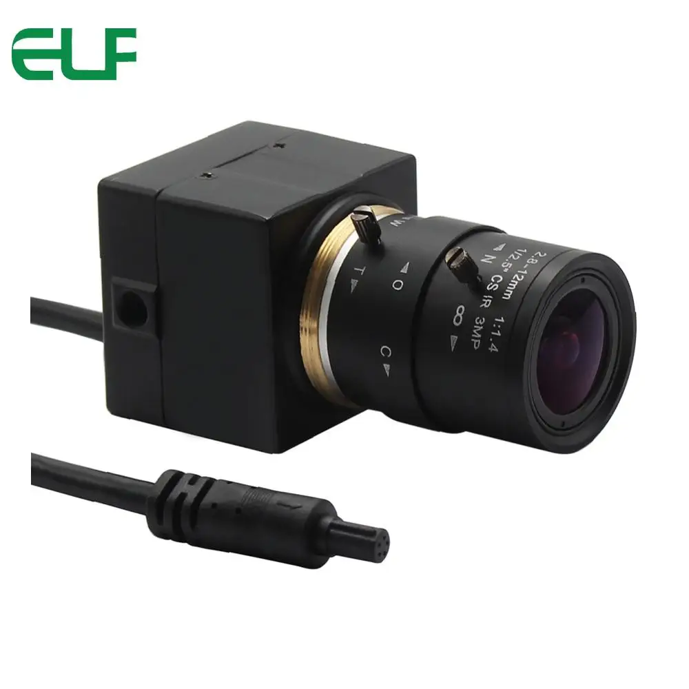 0 3 мегапикселей 480P CS Mount варифокальный 2 8-12 мм OTG UVC мини-бокс чехол с USB-камерой для