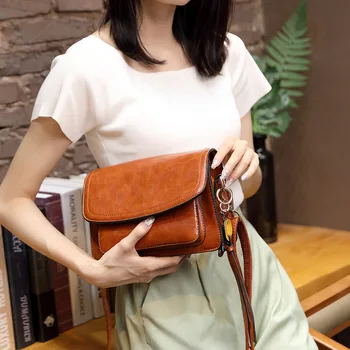 

Spring/summer 2019 fashion versatile handbag fashion small casual one-shoulder slant bag for women