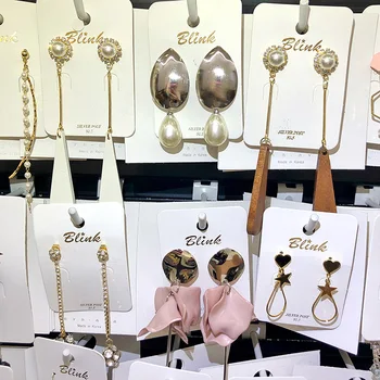 

30 Pairs/lot top quality fashion women earring lot wholesale luxury zircon women wedding earring jewelry lot 201108-162