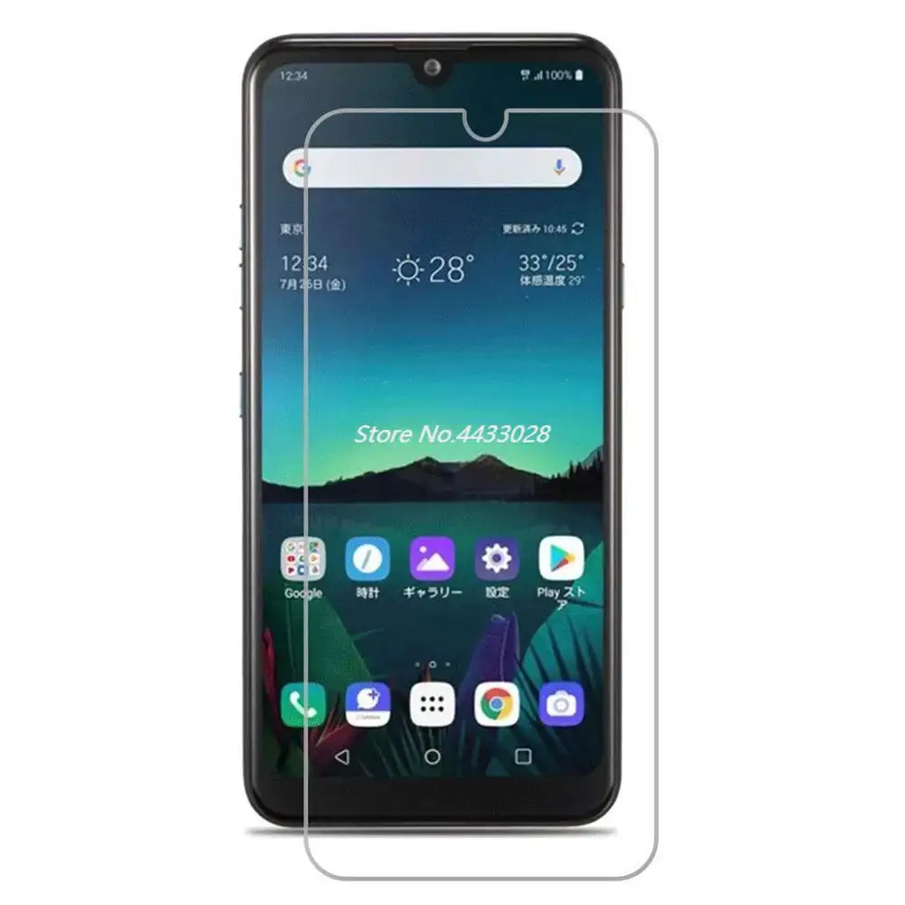 2.5D 9H Защита экрана для LG Q60 2019 закаленное стекло K50 X6 HD от царапин отпечатков
