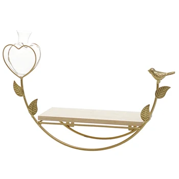 

IALJ Top Wall Decoration Shelf Iron Storage Shelves Home Decor Organizer Storage Holders Wall Decorative Shelf for Living Room