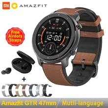[Global Version ] In Stock 2019 Huami Amazfit GTR 47mm 42mm GPS Smart Watch Men 5ATM Waterproof Smartwatch 24 Days Battery