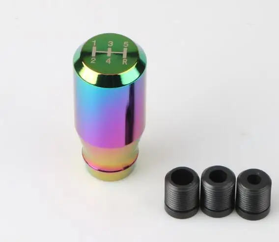 5 Speed Colorful Car Gear Shift Knob Aluminum Lever Shifter Stick Manual Gear Head Lever Headball Pen ARM Fit For TOYOTA Honda