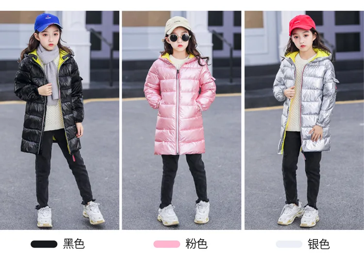Olekid/ г. Зимняя куртка для девочек с капюшоном, водонепроницаемое длинное зимнее пальто для мальчиков детская парка для подростков от 3 до 13 лет детский зимний комбинезон