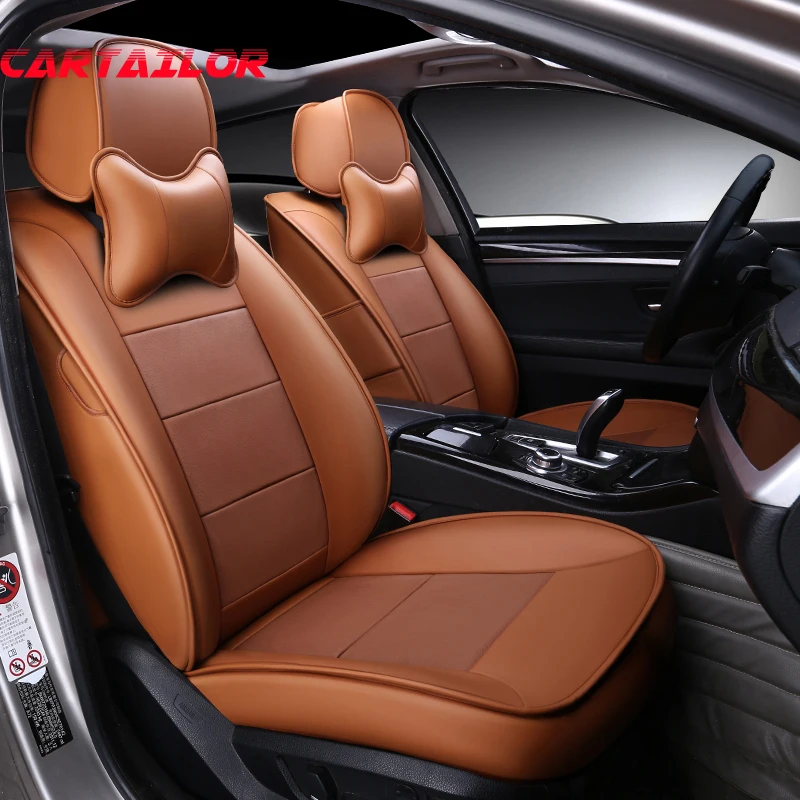 

CARTAILOR Cover Seat Protector for Subaru Outback Car Seat Cover Leather Seats Covers Set Interior Accessories for Cars Supports