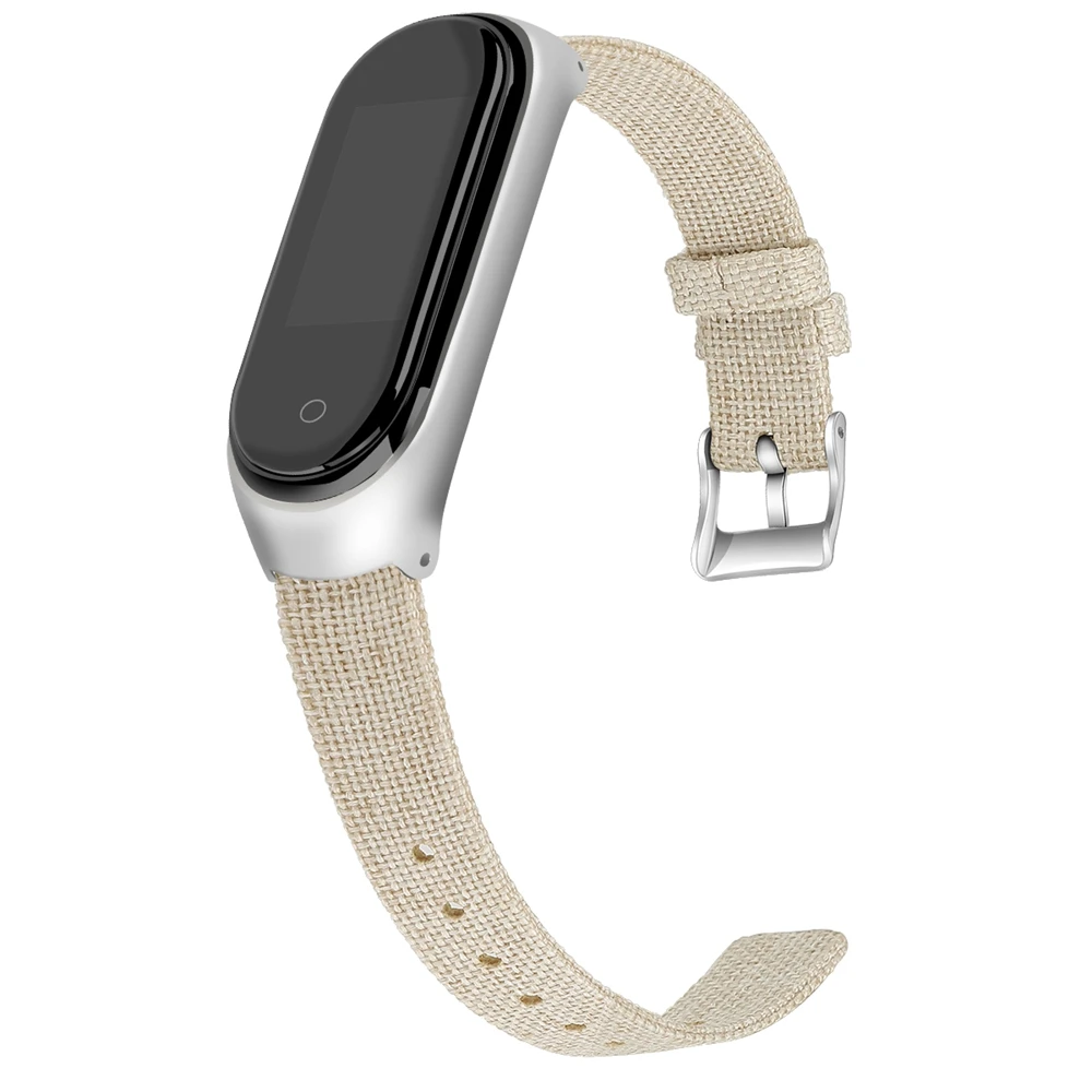 Для Xiaomi mi Band 4 аксессуары Pulseira mi Band 4 ремешок сменный брезентовый браслет напульсники для Xiaomi mi band 3 4 ремешок на запястье - Цвет: 9