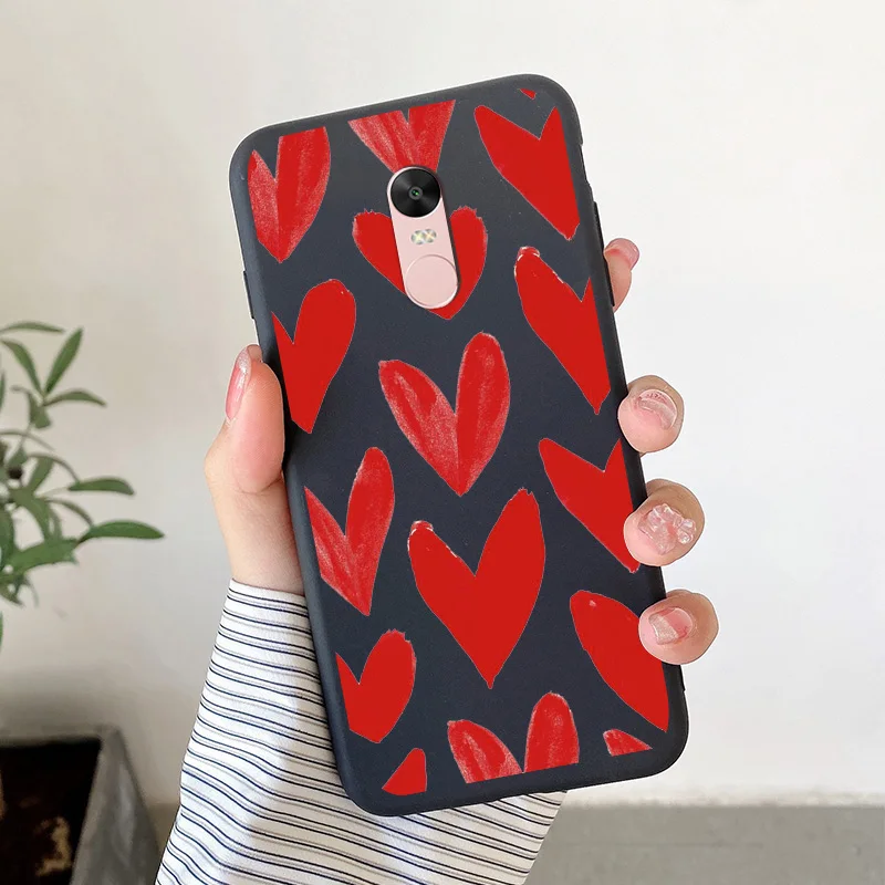 Matte Silicone Soft TPU Shell For Xiaomi Redmi Note 4 4x Note 5Pro Note 5A Cartoon Butterfly Shell For Redmi Note5a Phone Cover cell phone lanyard pouch Cases & Covers