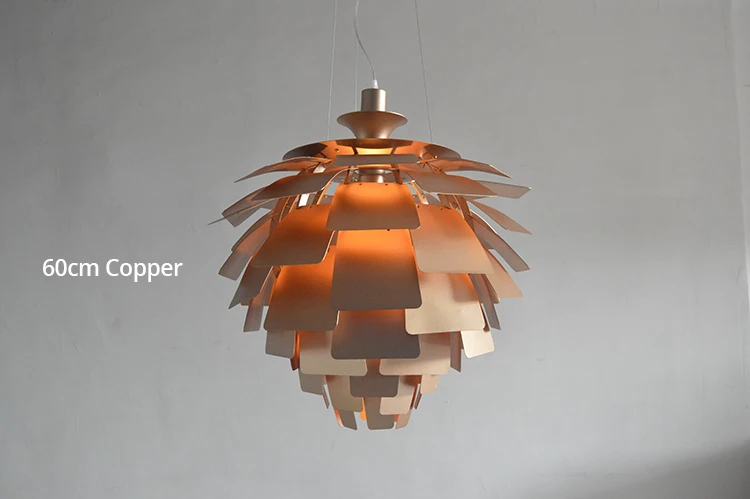 Скандинавский минималистичный алюминиевый подвесной светильник, подвесной светильник для спальни, художественный дизайн из серебряной сосновой проволоки, E27 осветительная лампа