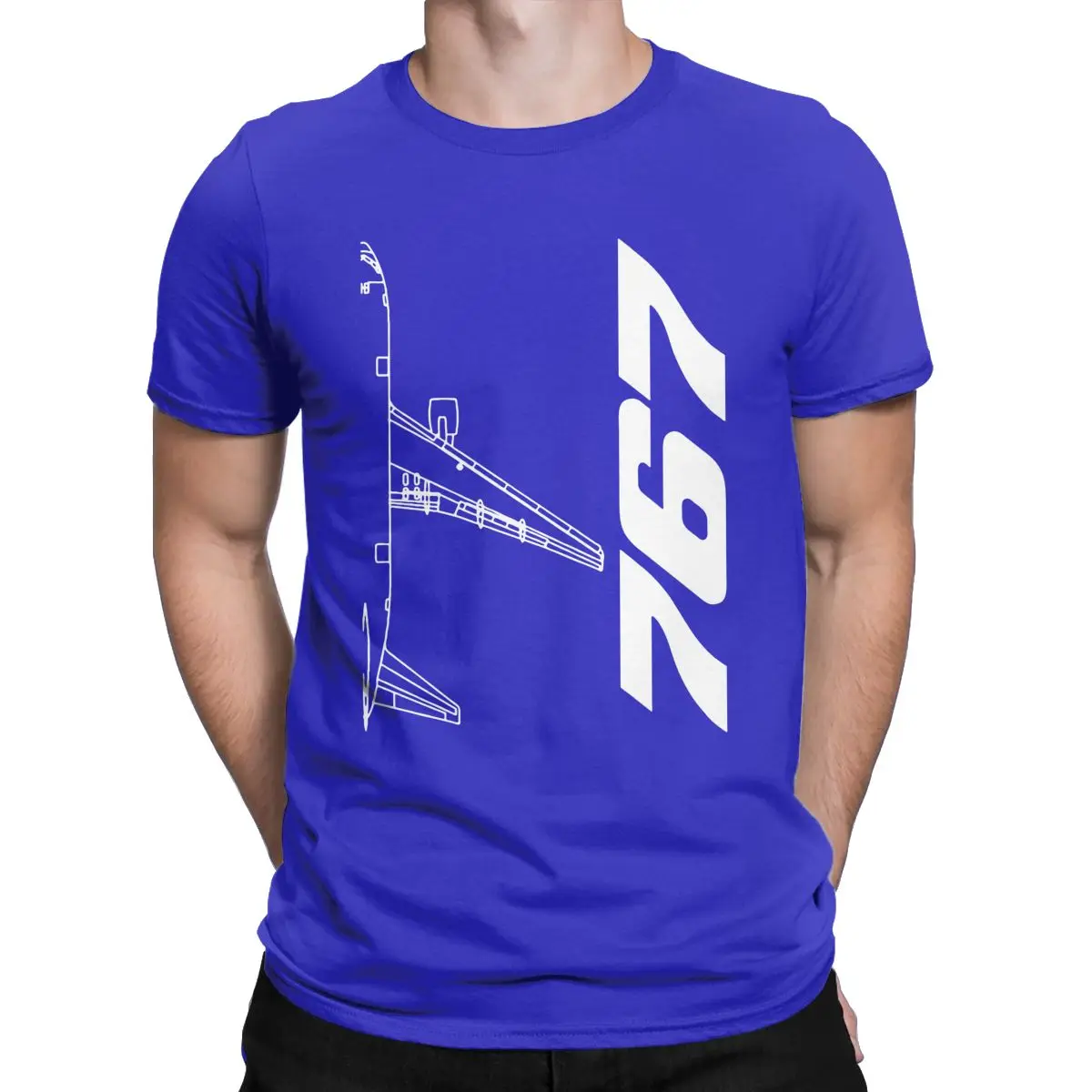 Cotton Neck Clothes | Boeing Clothes 767 | Mens Shirt Boeing