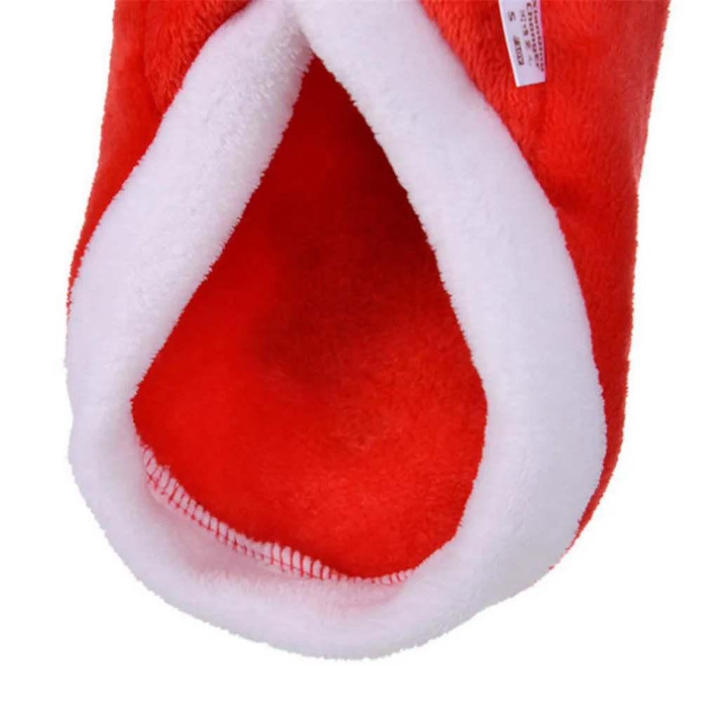 Pet Christmas Sweater Winter Warm Furry Elk Puppy Cartoon Clothes Xmas Costume Coat For Dogs Cats Small Puppy Chihuahua Clothes (6)