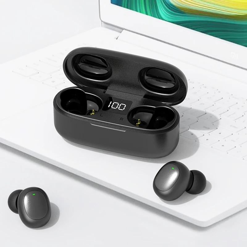 CLAITE беспроводные TWS Hifi наушники bluetooth 5,0 TWS bluetooth наушники светодиодный дисплей водонепроницаемые спортивные наушники-вкладыши