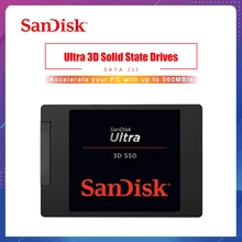 Sandisk ULTRA 3D Internal Solid State 250gb 500GB 1TB 2TB 560MBS Disk Hard Drive SATA Revision 3.0(6 Gb/s) for Laptop Desktop