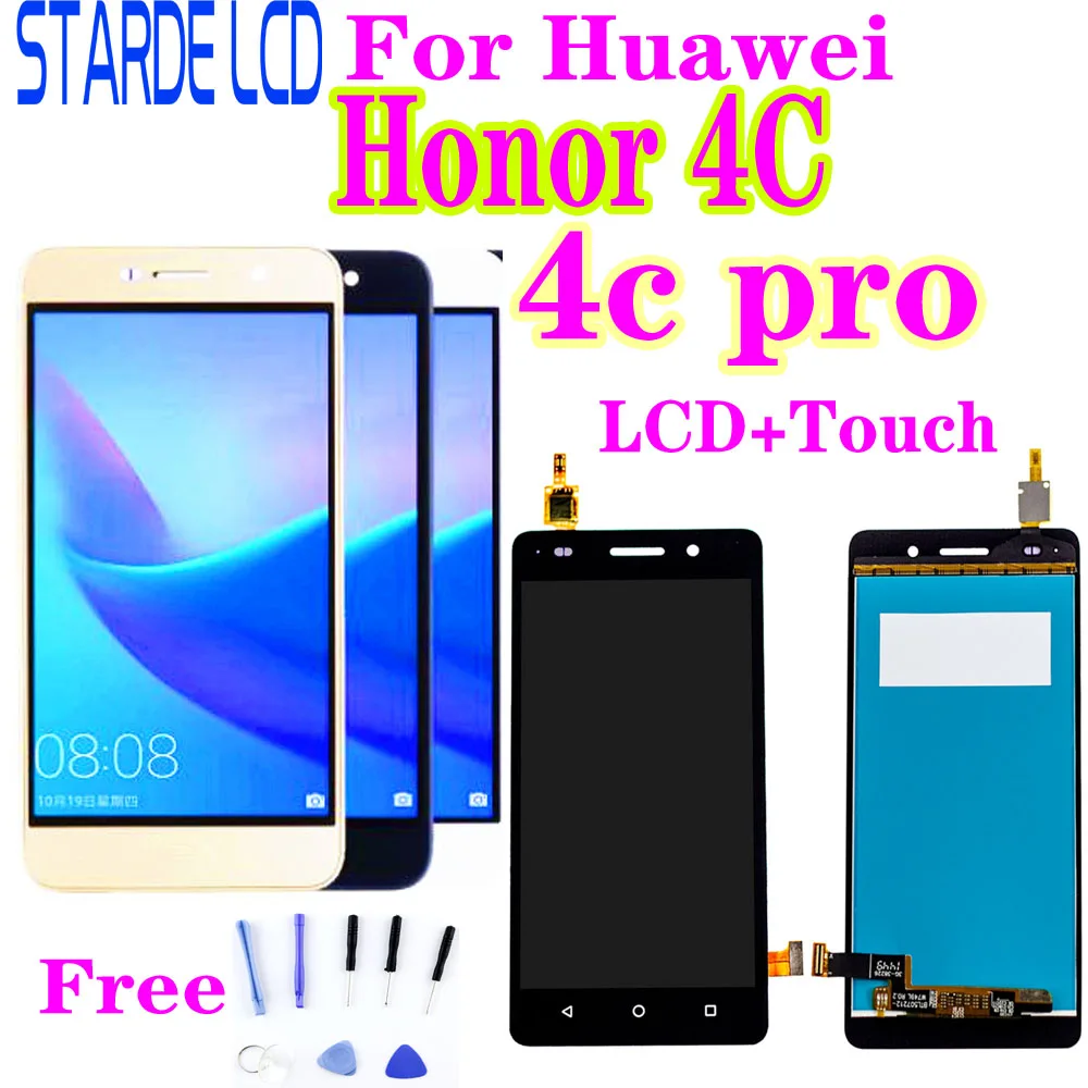 

5.0'' Display For Huawei Honor 4C Pro Y6 PRO TIT-L01 Honor 4C LCD Display Touch Screen Digitizer Assembly Replacement Part