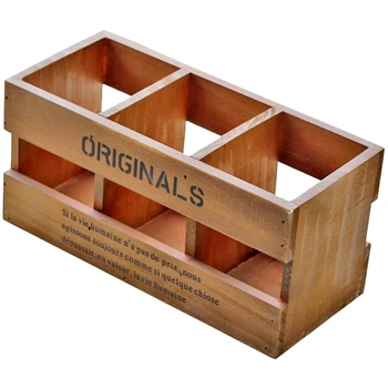 

Creative Home Solid Wood Box Remote Controller Box/Pen Holders Holder 3 Layer Pen Container Gift Office Organizer School Suppl