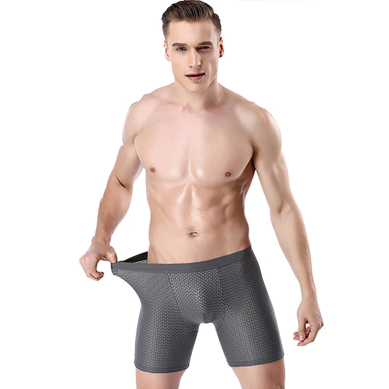 Длинные боксеры Ethika мужское нижнее белье шорты мужские сексуальные газовые