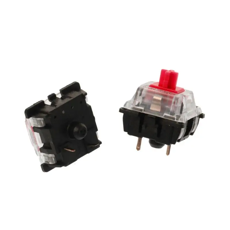 Прозрачный чехол для механической клавиатуры Gateron MX 3 Pin Red Switch 10 шт.|Аксессуары