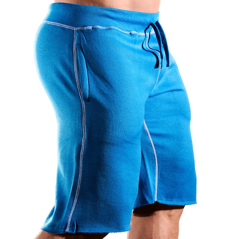 

New Style MEN'S Shorts Solid Color Flash Running Sports Training Simple Pants