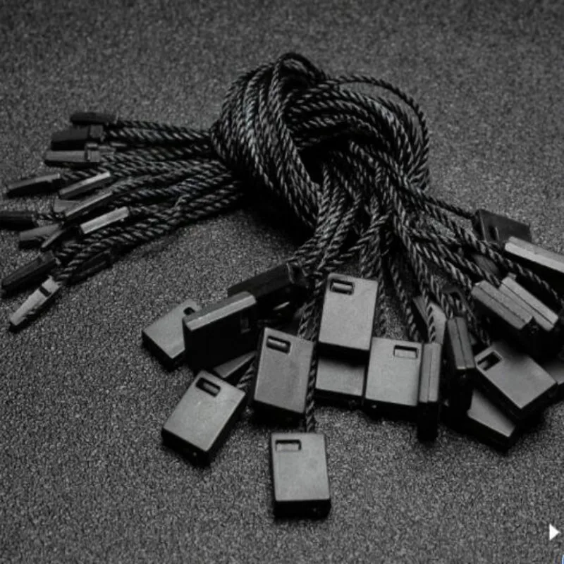 Single Hand Tag Rope Lanyard Hanging Grain Plastic Buckle Label Polyester Rope 1000 PCs/Lot 19120501