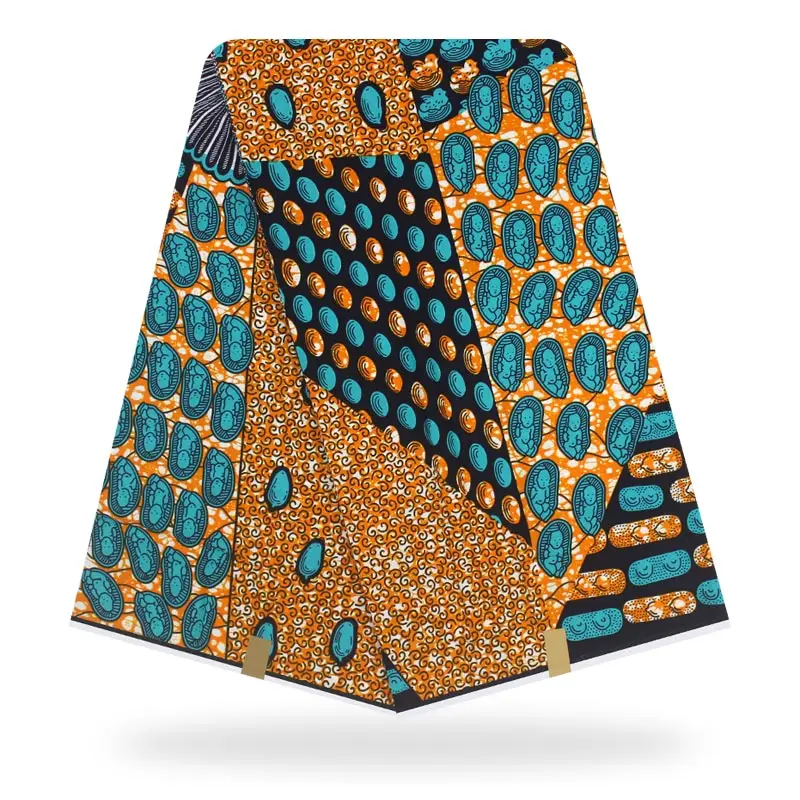 Африканская вощеная ткань принтом Hollan высокое качество хлопок Материал Анкара ткань шитье настоящий голландский воск 6 ярдов для платья - Цвет: follow shop Minus1