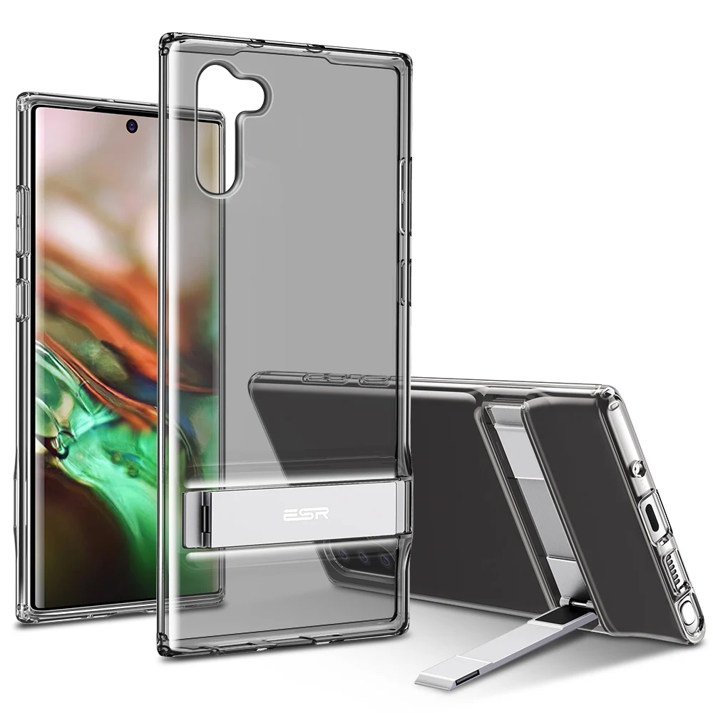 ESR деловой чехол для телефона для samsung Galaxy Note 10 Note 10+ с металлической подставкой противоударный чехол из ТПУ для samsung Note 10 Plus 5G