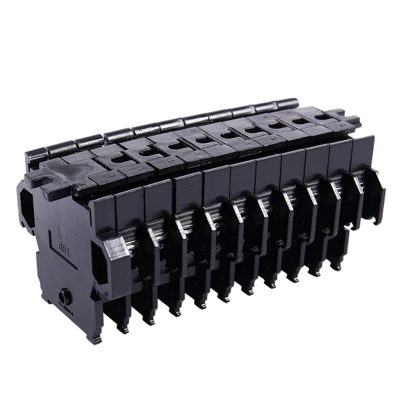 600V 10A 10 позиций двуспальная уровень Винтовые клеммы Газа