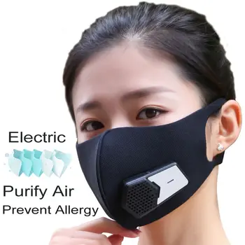 

Quality Smart Dust-proof Electric Mask Anti-Pollution Anti Dust Respirator PM2.5 Filter Outdoor Air Breathing purify air mask