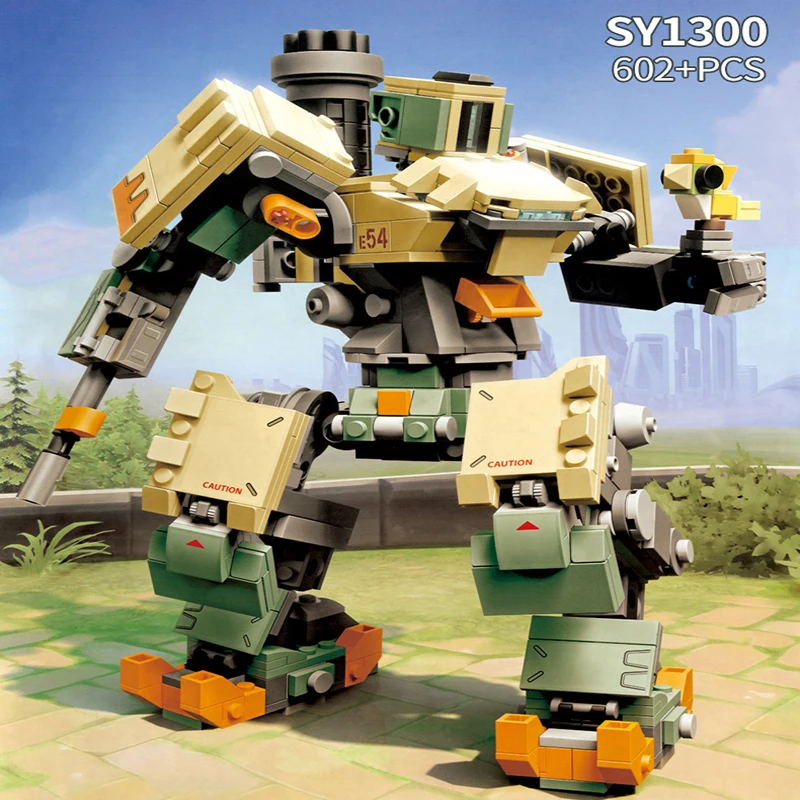

Bastion Mecha Fortress Overwatching Machine armor Compatible legoingLYs 75974 50005 Robot Building Blocks Bricks Gift Toys Kids