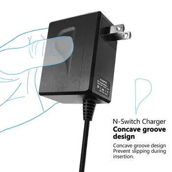 

Wall Hanging 5V 2.6A EU/US Plug AC Adapter Charger For Nintendo Switch NS Console Wall Charge USB Type C Power Supply