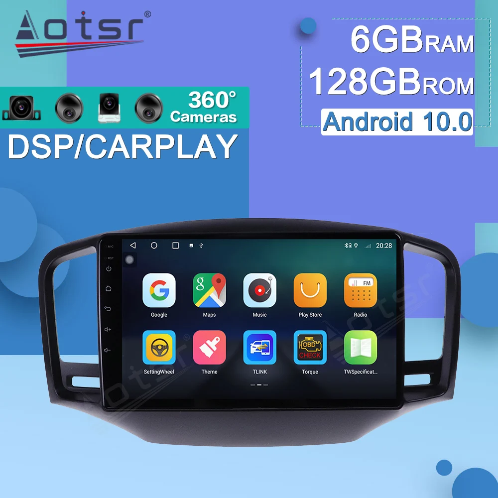 

For Roewe 350 2010 - 2016 Car Android Stereo Screen Multimedia Player GPS Navigation DVD Video Cassette Recorder Carplay Unit HD