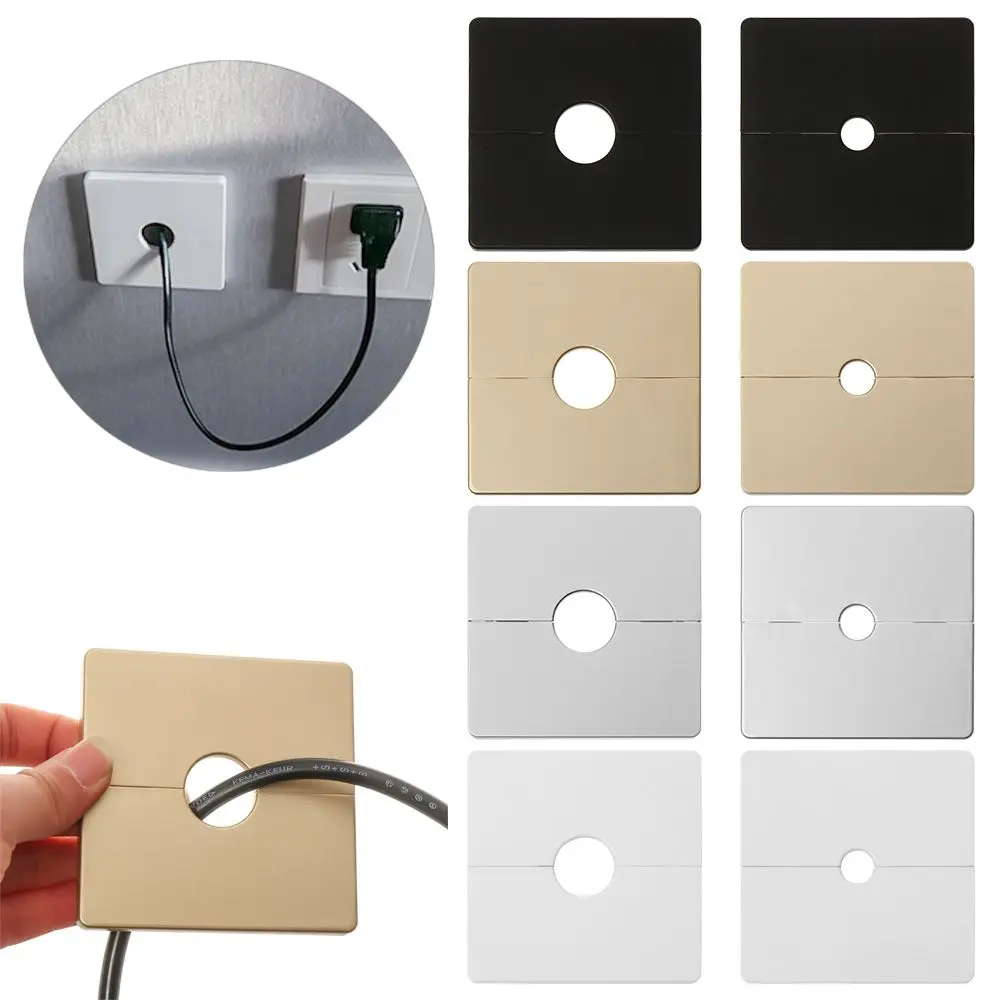 Hole Ornament Snap-on Panel Hardware Decorative Furniture Reserved Hole Cover Protective Vents Decor Cap Wall Wire Covers