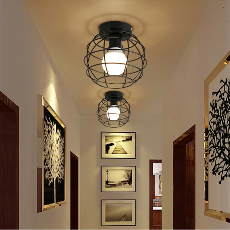 Geometric Loft Style LED Ceiling Lamp