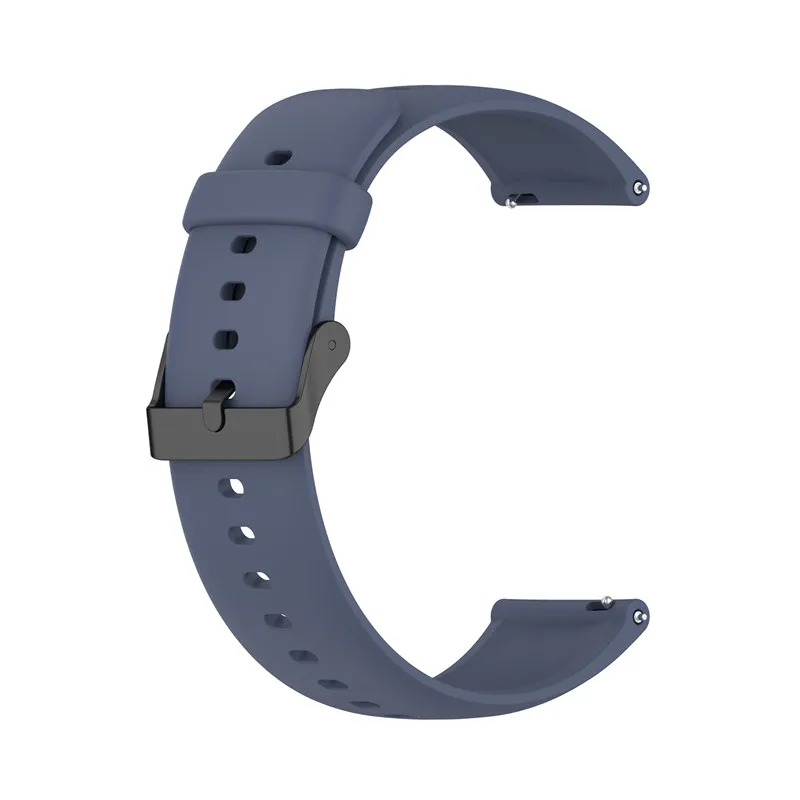 20mm 22mm Silicone watch strap For Samsung Gear S3/Active2/Huawei GT2 /Amazfit bip/Fossil Q/POLAR ignite Vantage M2 wristband