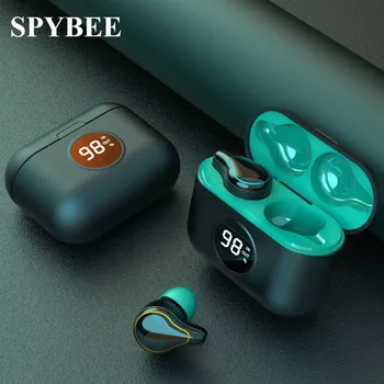 

TWS Wireless Earpiece Bluetooth earphone Earbuds HIFI Stereo Sound Earphones LED Display Waterproof Touch Control Headset