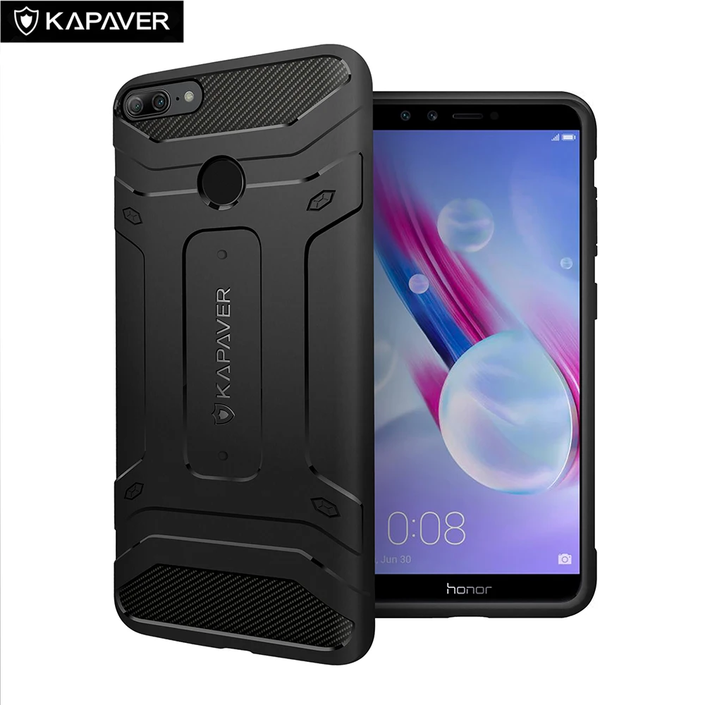 

KAPAVER Luxury Official Phone Case For Huawei Honor 9N / Honor 9 Lite Case Tough Rugged Solid protection Resistant Back Cover