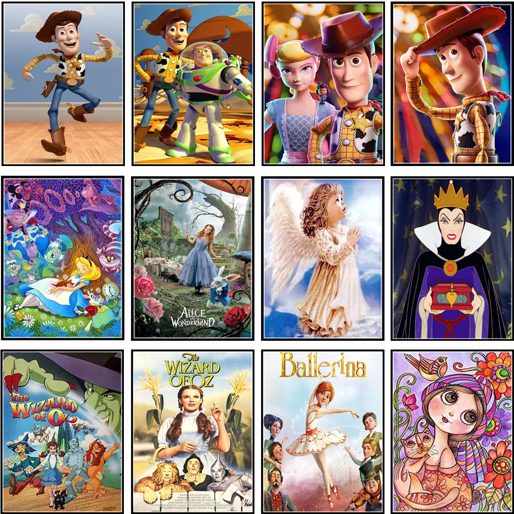 

5D DIY full round diamond painting mosaic anime cartoon character diamond rhinestone embroidery cross stitch home decoration gif