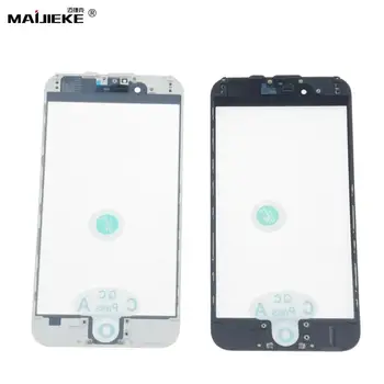 

5PCS New 3 in 1 Front Screen Glass With Frame OCA For iphone 11 XR 8 plus 7 plus 6s 6 plus 5 5s Screen Glass repair Replacement