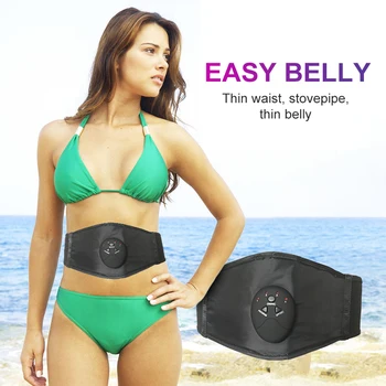 

Smart Abdominal Massage PU Leather Belt Fitness Instrument Smart Abdominal Machine Trainer Abdominal EMS Stimulation Fat Burning