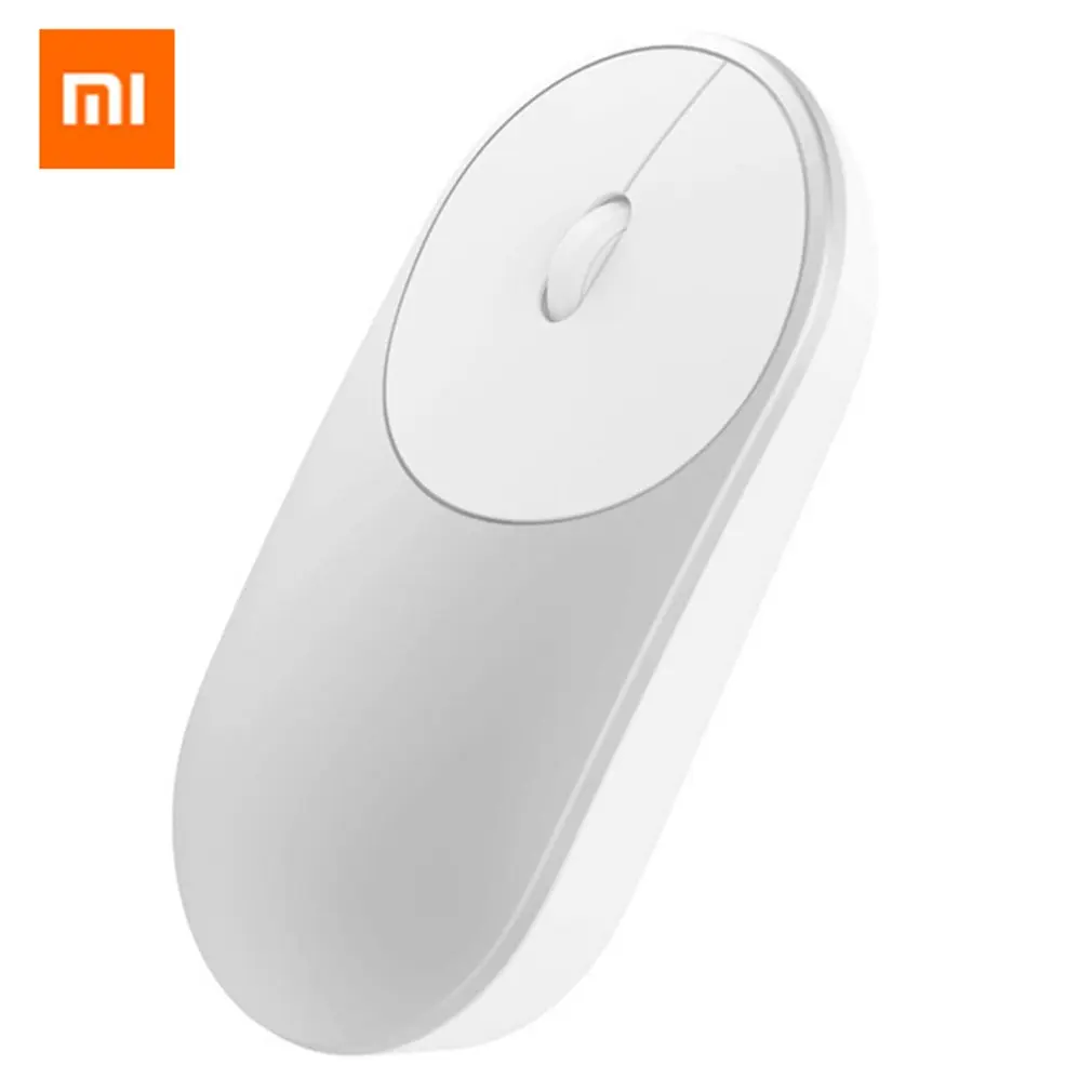Серебристый Оригинальная Xiaomi mi беспроводная мышь портативные игровые мыши Alu mi nium Сплав ABS Материал 2,4 ГГц WiFi Bluetooth 4,0 управление подключение - Цвет: Серебристый